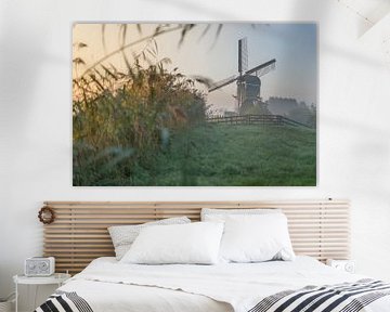 Zonsopkomst bij de Oukoopse Molen, Reeuwijk van Rossum-Fotografie