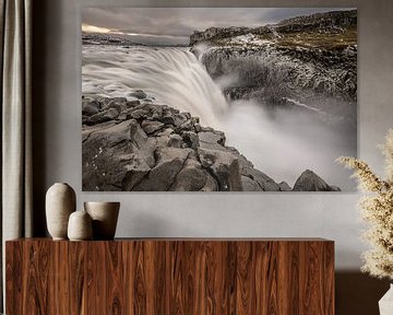 Dettifoss in noord IJsland, de kampioen van de Europese watervallen van Gerry van Roosmalen