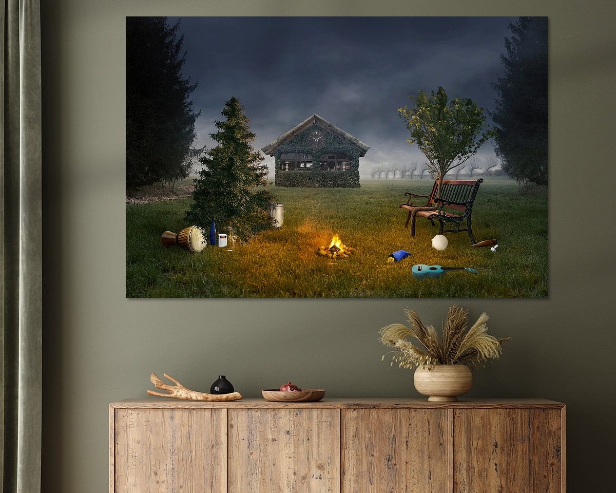 Example of the artwork in a room