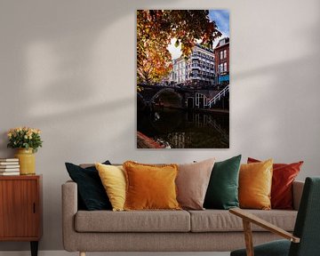 Oudegracht in autumn by Sander Peters