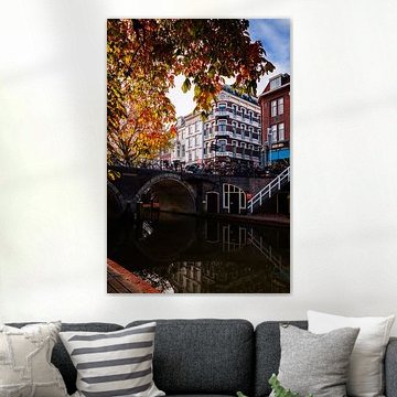 Oudegracht in de herfst