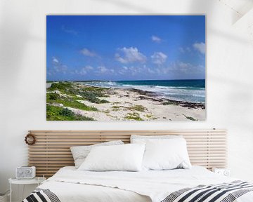 Golven op de kust van Cozumel van Jadzia Klimkiewicz