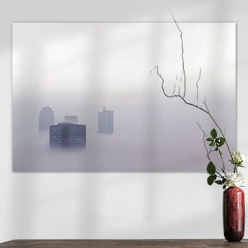 Foggy Skyline Rotterdam