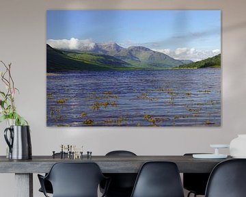 Farbenfrohes Glen Etive in Schottland.