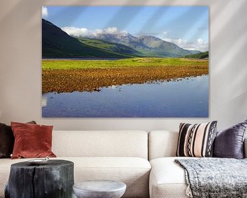 Farbenfrohes Glen Etive in Schottland.