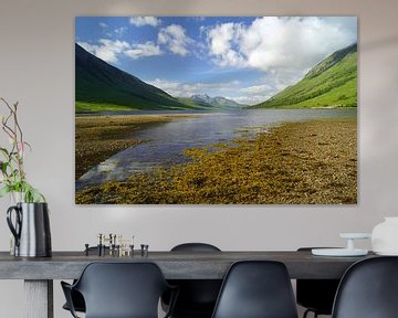 Farbenfrohes Glen Etive in Schottland.