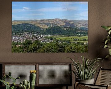 Uitzicht over de stad Stirling in Schotland. van Babetts Bildergalerie