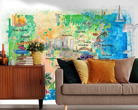 Example of the artwork in a room