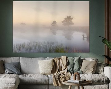 Misty landschap van Andy Luberti