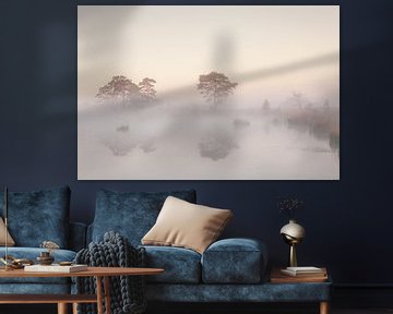 Landschap met mist van Andy Luberti