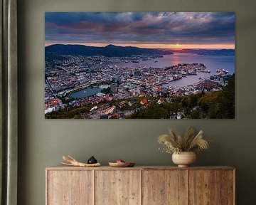 Sunset Bergen, Norvège