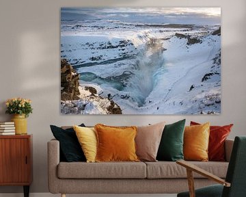 Gullfoss Wasserfall, Island, Europa von Alexander Ludwig