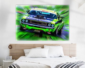 Green Monster - Dodge Challenger by DeVerviers