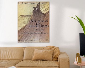 Clemenceau - Am Fuße des Sinai. HENRI DE TOULOUSE-LAUTREC, 1898