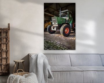 Der Traktor des Landwirts