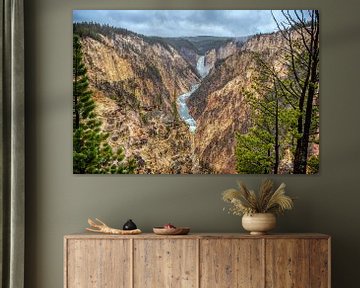 Wasserfall Yellowstone von Marcel Wagenaar