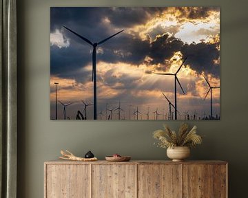 Wind farm at Eemshaven by Evert Jan Luchies