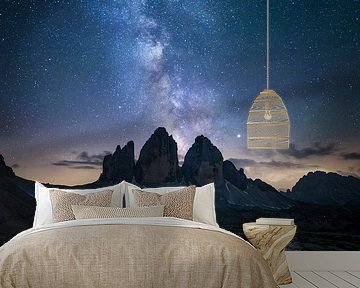 Dolomites at night by Sven Broeckx