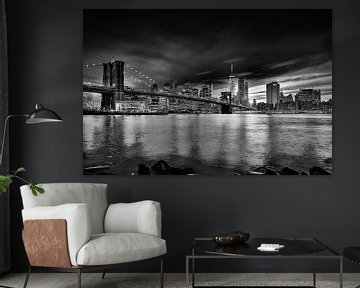 New York, New York - zwart wit van Patrick Ouwerkerk