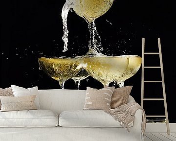 Champagne Fountain by David Potter