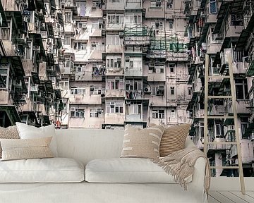 A wall of apartments by Mickéle Godderis