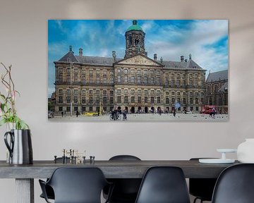Palais sur le barrage, Amsterdam sur Digital Art Nederland
