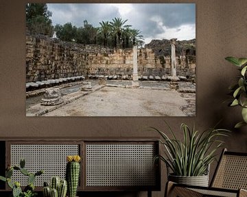Romeinse ruines in Bet She An in Israel van Joost Adriaanse