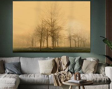 Mysterieuze mist in het bos 2 van Marcel Kieffer