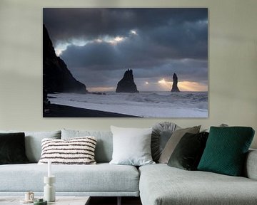 Reynisfjara Bucht, Vik, Island, Europa von Alexander Ludwig