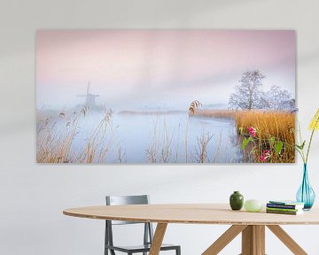 Twiske mill in the morning, Netherlands by Rietje Bulthuis
