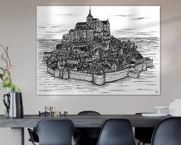 Mont Saint Michel by Lonneke Kolkman