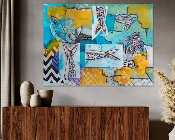 Example of the artwork in a room