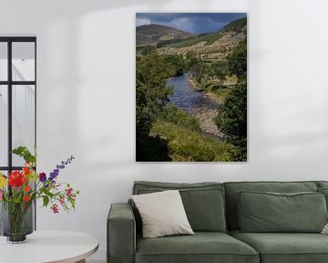 River Isla bij Little Forter (Scotland) van Mart Houtman