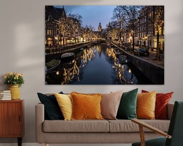 De Nieuwe Spiegelgracht van Amsterdam van Annelies Martinot
