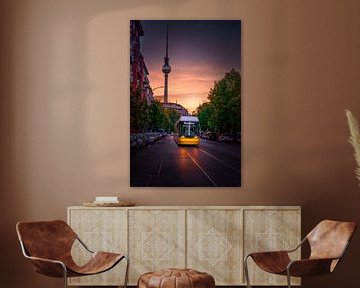 Autumn sunset in Berlin by Iman Azizi