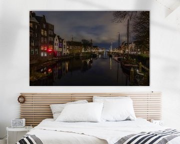 Delfshaven bij nacht (Rotterdam) NL