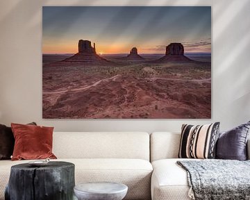 Monument Valley, Colorado, United States van Afke van den Hazel