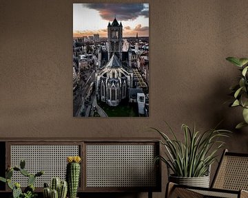 Sint-Niklaas Church in Ghent by Kimberly Lans