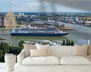 MS Rotterdam en SS Rotterdam / Holland America Line / Euromast van Rob de Voogd / zzapback