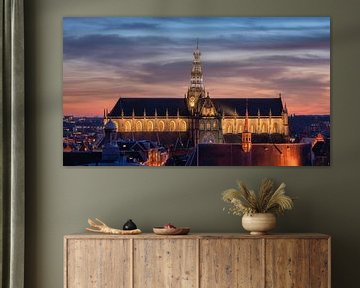 The Great or St. Bavokerk by Photo Wall Decoration