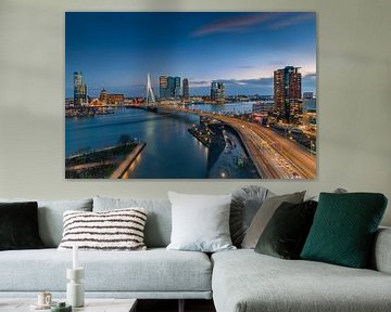 Skyline en Cityscape Rotterdam van Original Mostert Photography