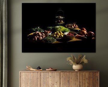 Kitchen table still life by Siebe Baarda Fotografie