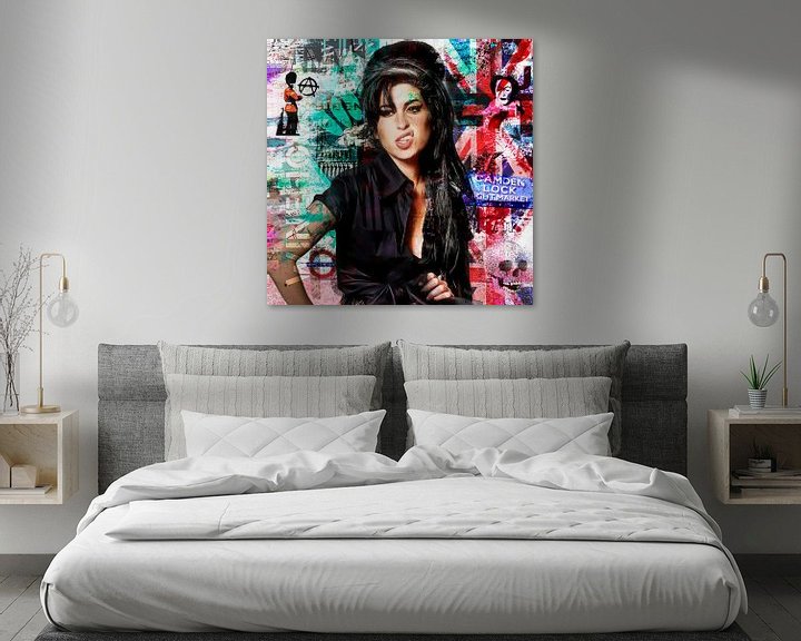 Beispiel: Amy Winehouse von Rene Ladenius Digital Art