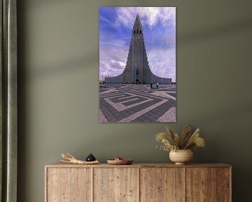 Hallgrímskirkja  Reykjavik Island von Patrick Lohmüller