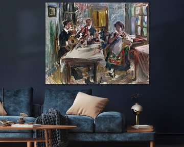 Tiroler boerenkamer, LOVIS CORINTH, 1913 van Atelier Liesjes