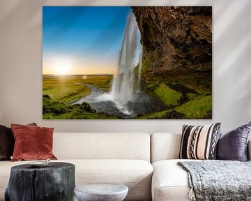 Seljalandsfoss waterval van Thomas Heitz