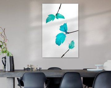 Blue leaves II by Corinne Welp