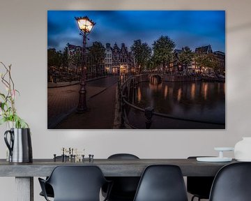 Gracht Amsterdam van Mario Calma