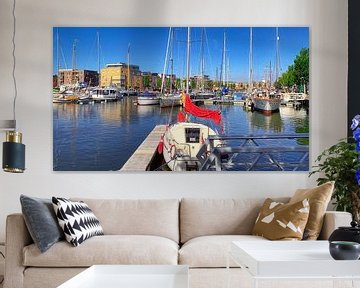 Zuiderhaven Harlingen sur Digital Art Nederland