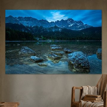 Eibsee in de ochtend